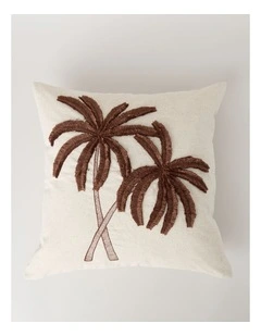 Palm Beach Cushion in Chocolate