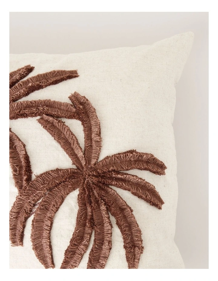 Palm Beach Cushion in Chocolate image 3