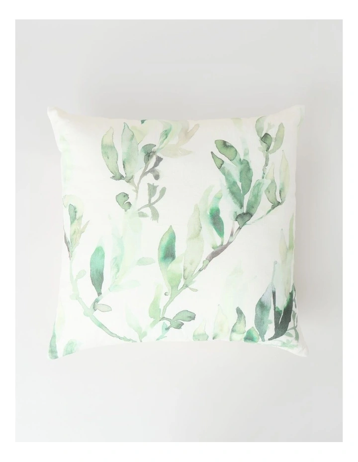 Warburton Cushion in Green Native Leaf Print image 1
