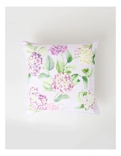Celine Cushion in Lavender Hydrangea Print