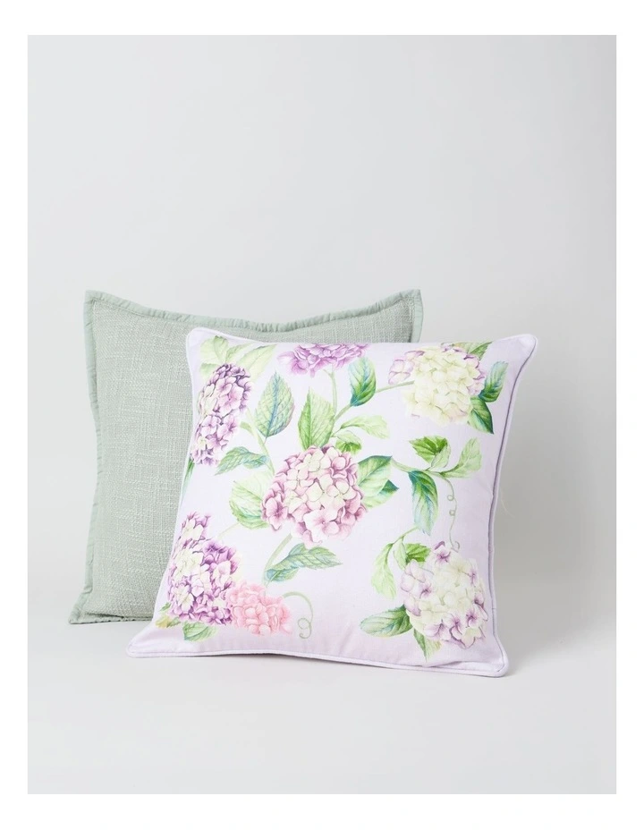 Celine Cushion in Lavender Hydrangea Print image 2