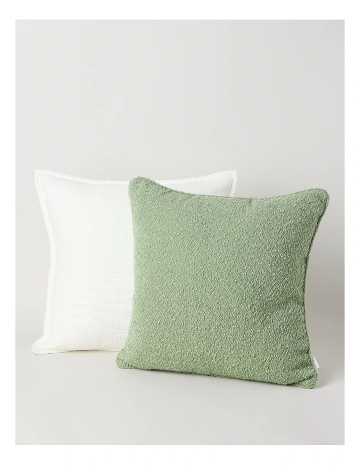Boucle Cushion in Olive image 2