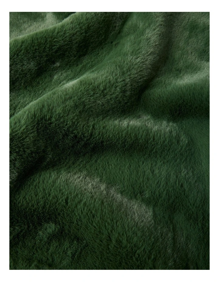 Amelie Faux Fur Throw in Fern image 2