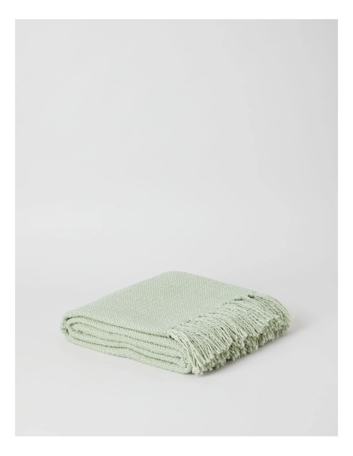 Lucille Throw in Sage image 2