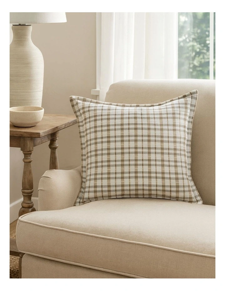 Bolton Cushion 50x50cm in Charcoal image 3