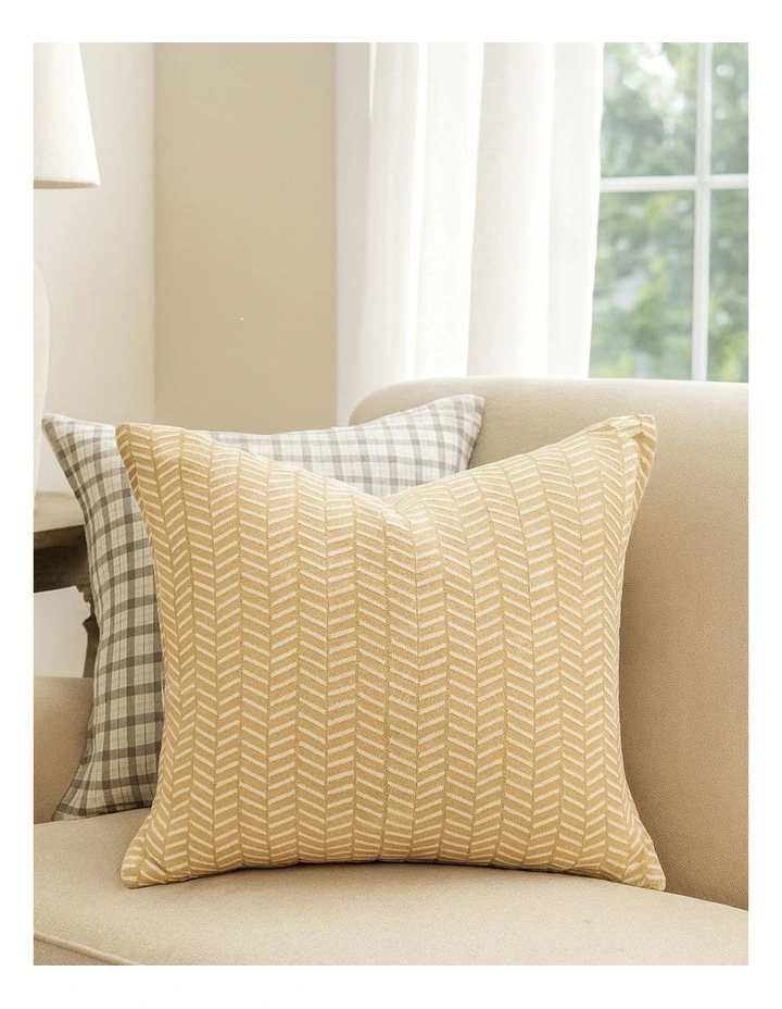 Kenzo Cushion 50x50cm in Ochre image 3