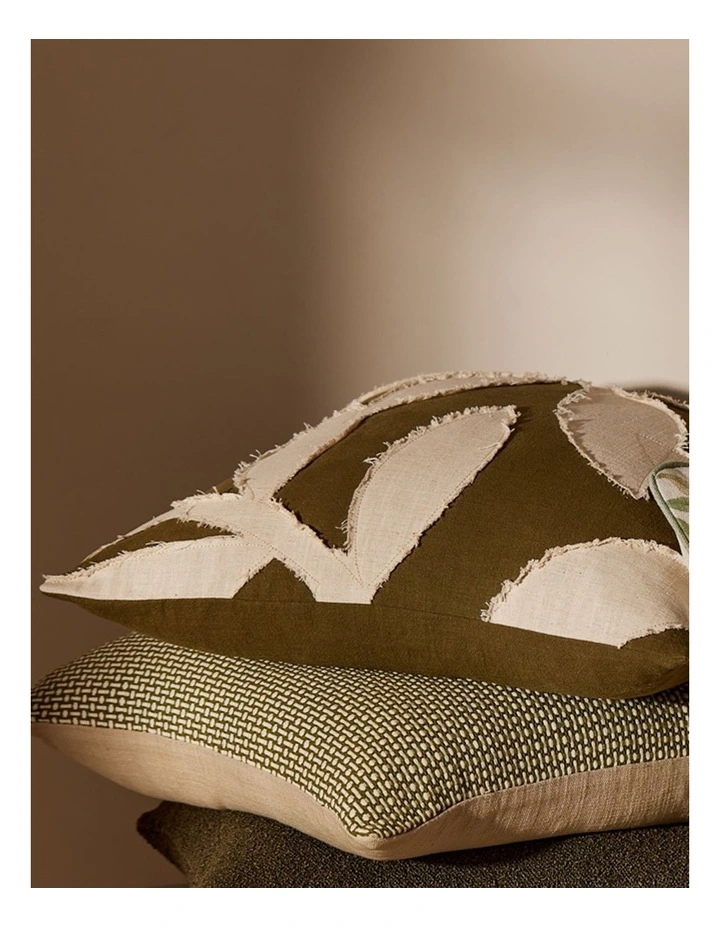 Nash Cushion 50x50cm in Green image 3