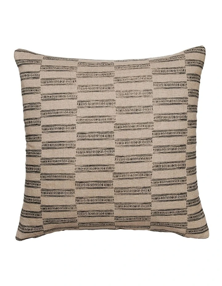 Xavier Linen Cushion 55x55cm in Beige image 1