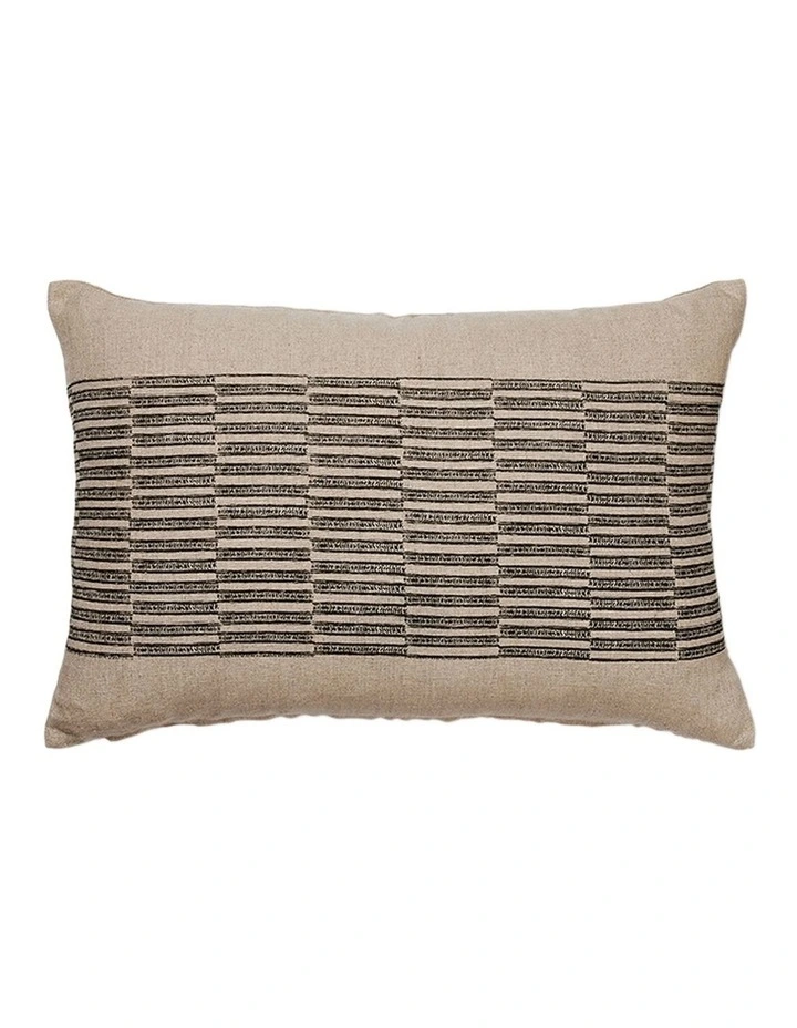 Xavier Linen Cushion 40x60cm in Beige image 1
