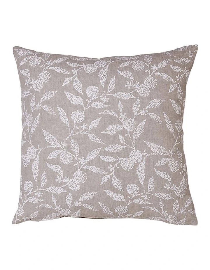 Olena Linen Cushion 55x55cm in Neutral image 1