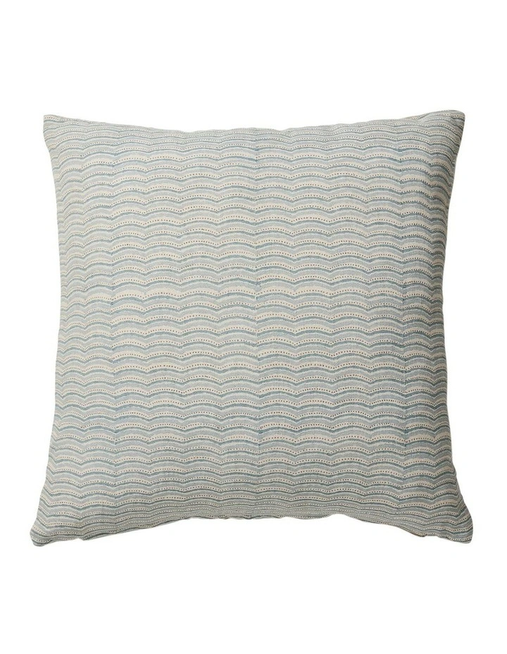 Neera Scallop Cushion 50x50cm in Blue image 1