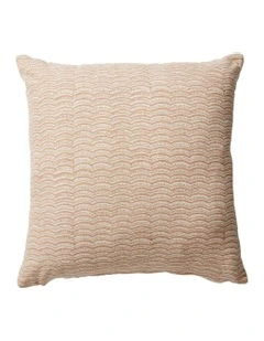 Neera Scallop Cushion 50x50cm in Rust