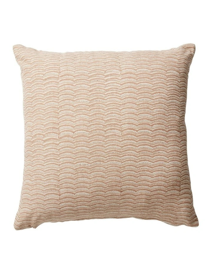 Neera Scallop Cushion 50x50cm in Rust image 1