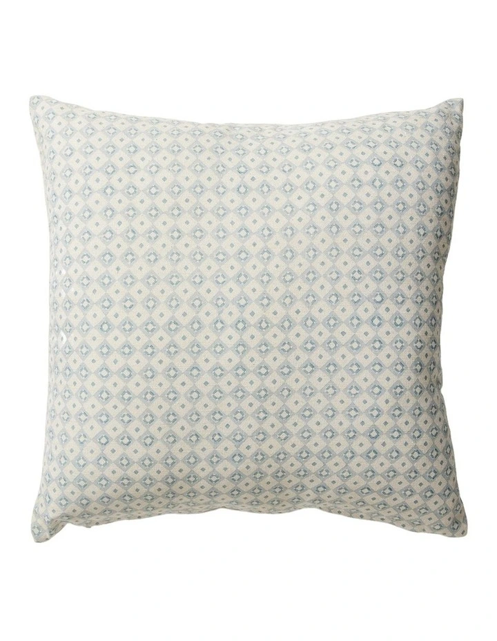 Samira Diamond Cushion 50x50cm in Blue image 1