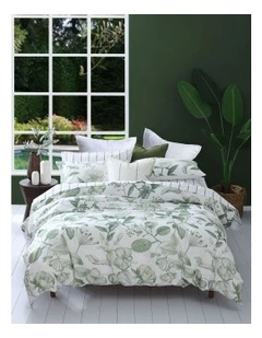 Pure Botanical Quilt Cover Set in Leaf