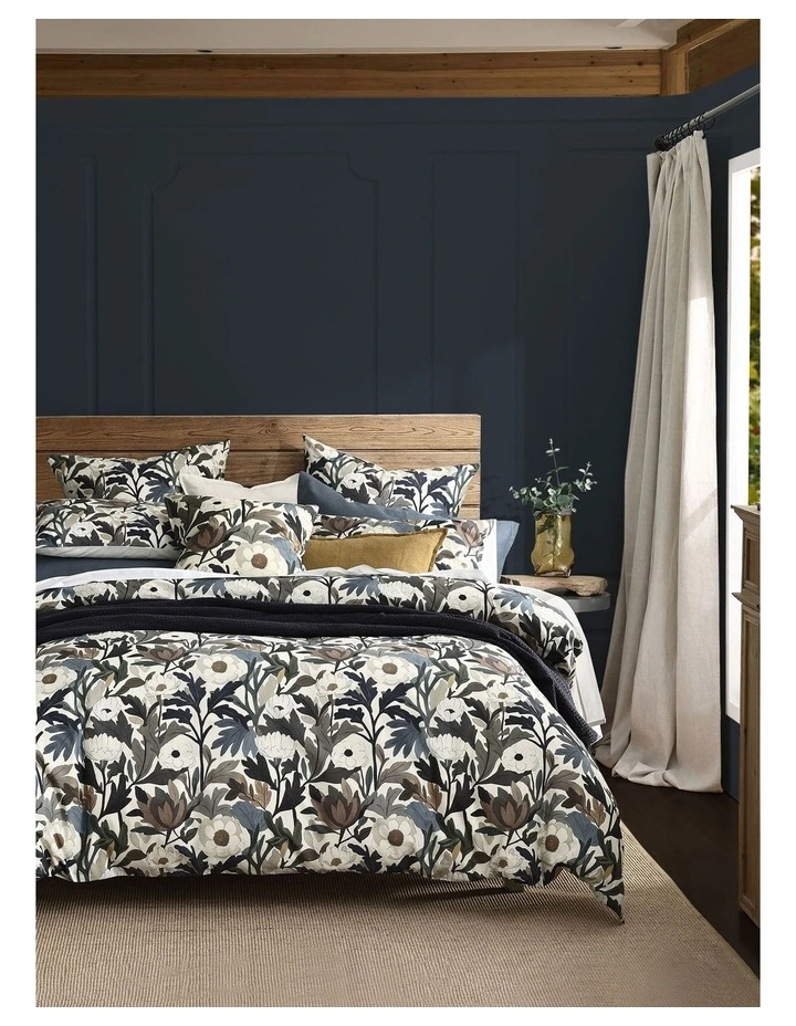 Harriet Cotton Percale Quilt Cover Set 250TC in Multi image 1