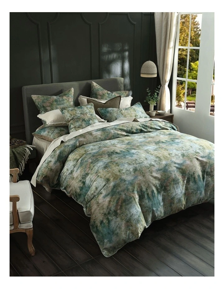 Reverie Cotton Sateen Quilt Cover Set 300TC in Multi image 2