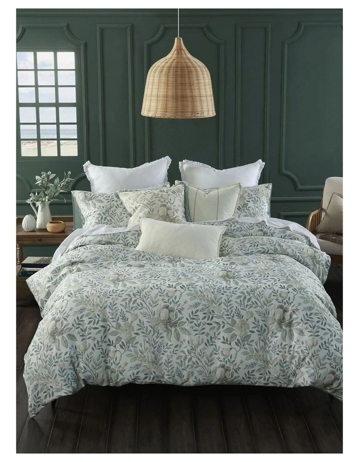 Whisper Cotton Sateen Quilt Cover Set 300TC in Multi image 1