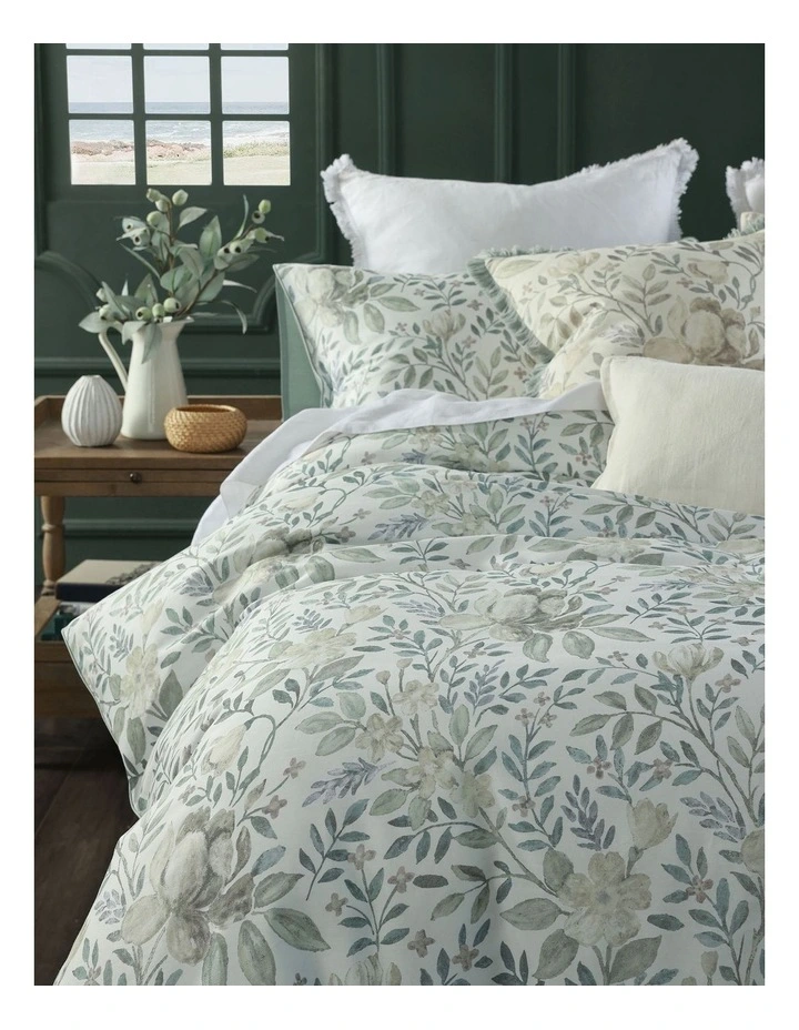 Whisper Cotton Sateen Quilt Cover Set 300TC in Multi image 2