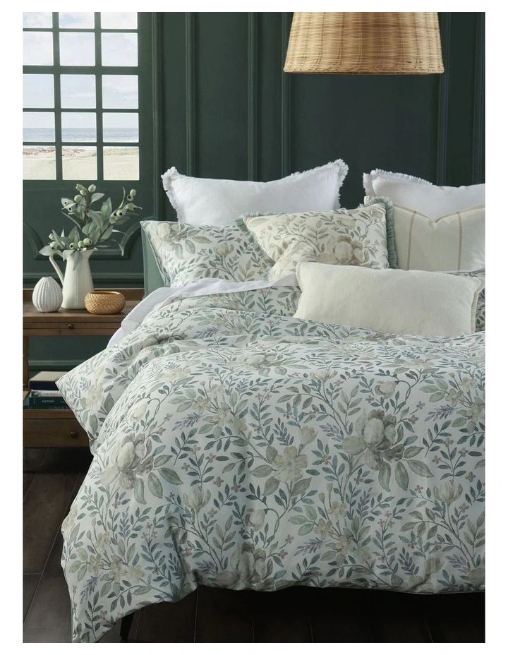 Whisper Cotton Sateen Quilt Cover Set 300TC in Multi image 3