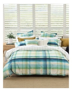 Freddie Cotton Percale Quilt Cover Set In Multi