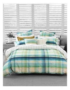 Freddie Cotton Percale Quilt Cover Set In Multi