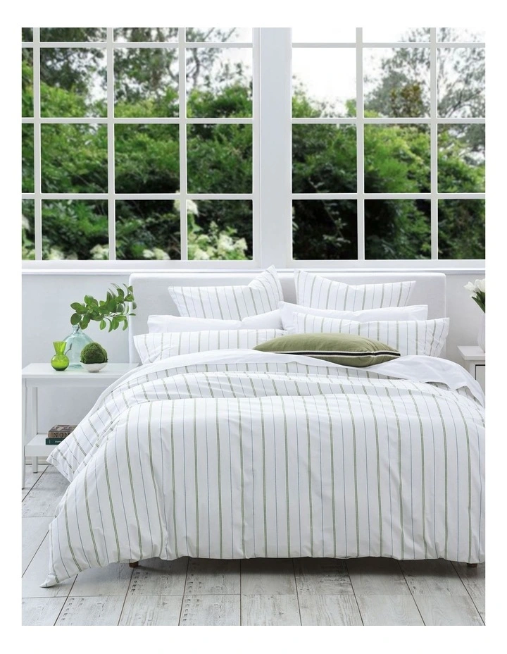 Freddie Cotton Percale Quilt Cover Set In Multi image 2