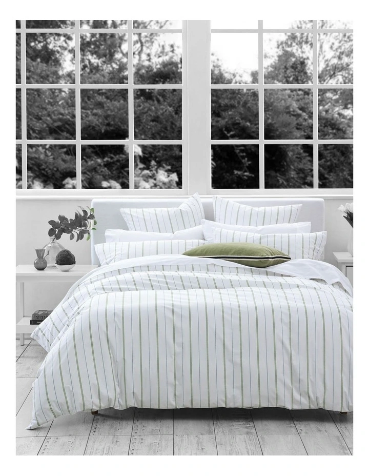 Freddie Cotton Percale Quilt Cover Set In Multi image 2