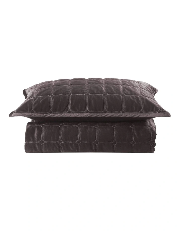 Meeka Coverlet Set In Coffee image 2
