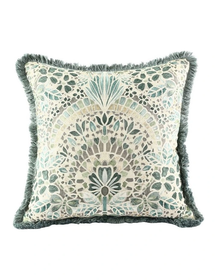 Andora Cotton Linen Cushion 50x50cm in Multi image 1