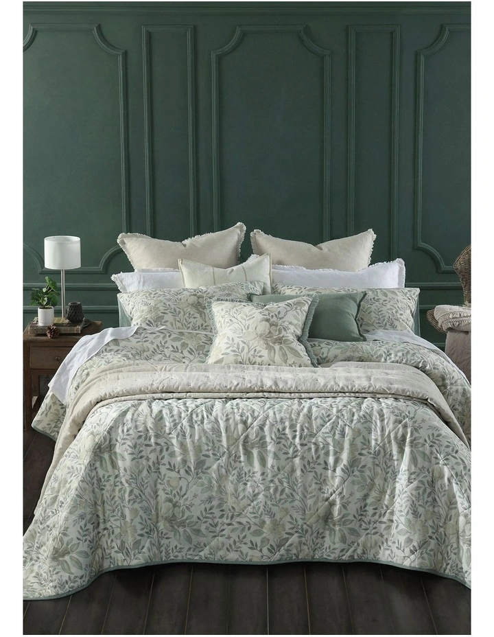 Whisper Cotton Linen Bedcover Set in Multi image 1