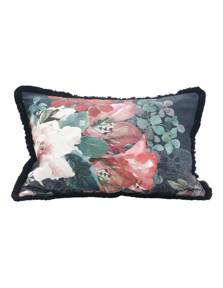 Valencia Cushion 40x60cm In Black image 1