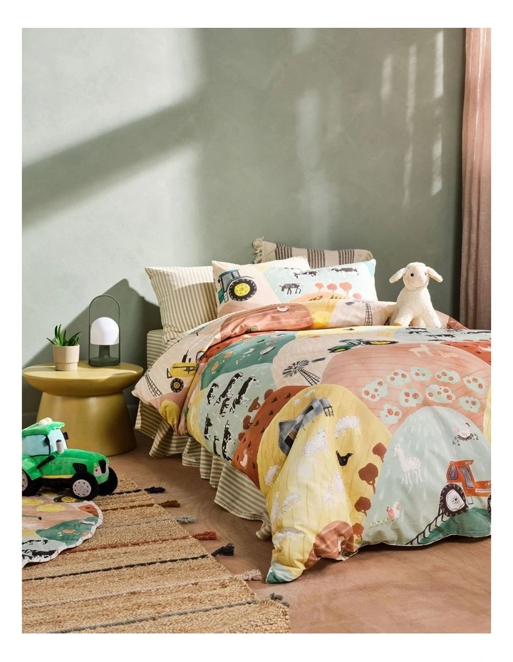 Sunset Harvest Quilt Cover Set in Rust image 2