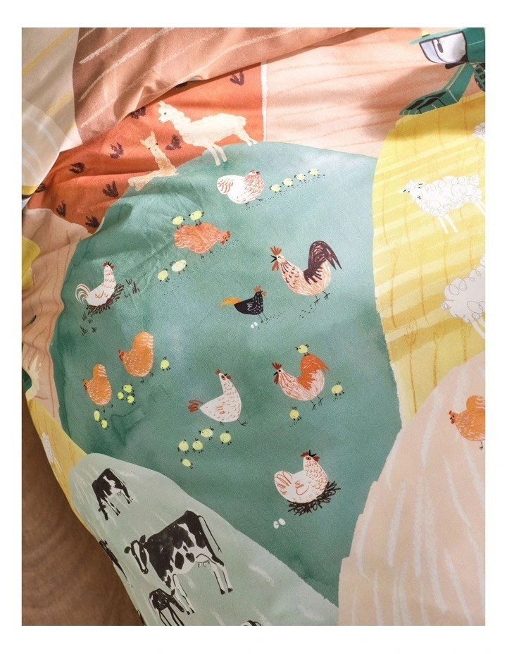 Sunset Harvest Quilt Cover Set in Rust image 4