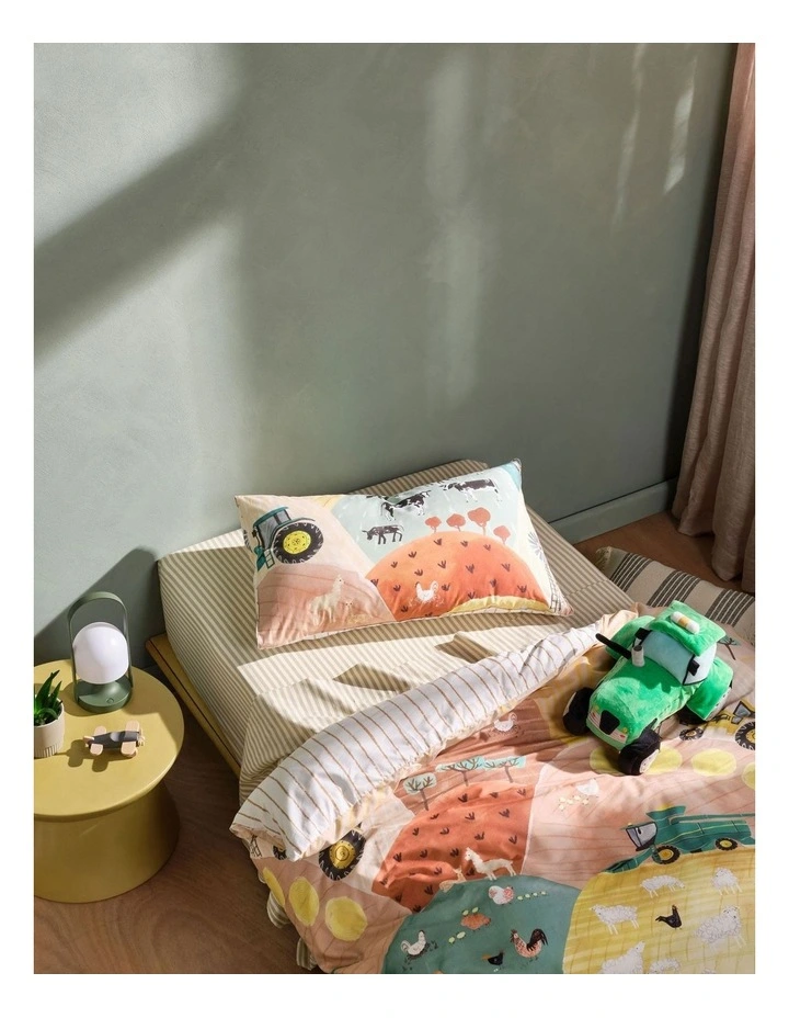 Sunset Harvest Quilt Cover Set in Rust image 7