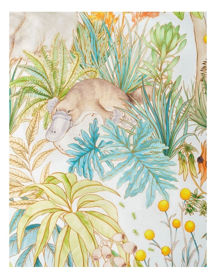 Linen House Kids Gum Leaf Gully Quilt Cover Set In Green image 2