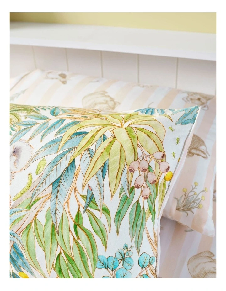 Gum Leaf Gully Quilt Cover Set in Green image 4