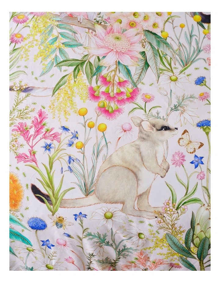 Linen House Kids Bush Folk Quilt Cover Set In Pink image 3