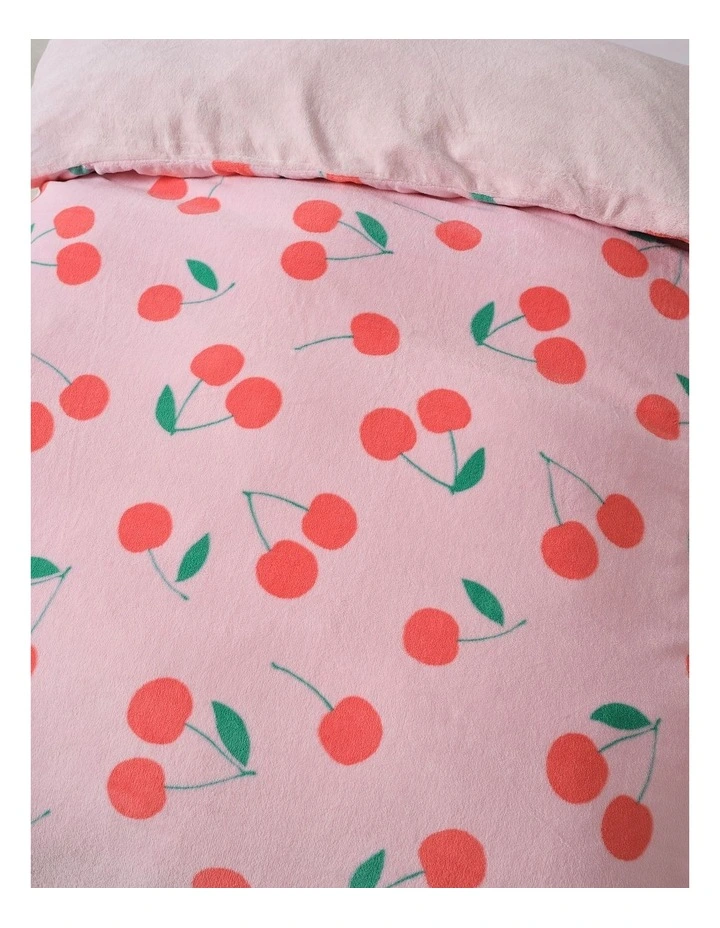 Cherrylicious Quilt Cover Set in Pink image 3