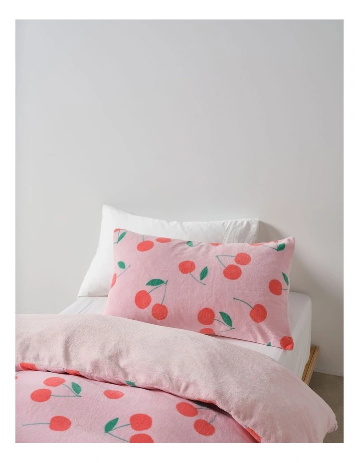 Cherrylicious Quilt Cover Set in Pink image 4