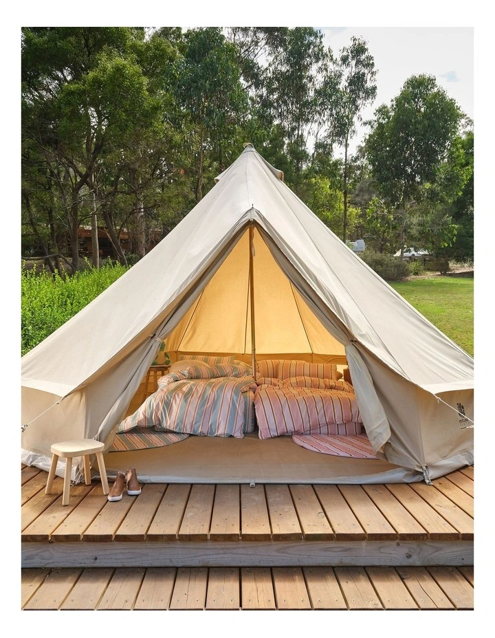 Sailor Stripe Cotton Percale Quilt Cover Set in Blue image 6