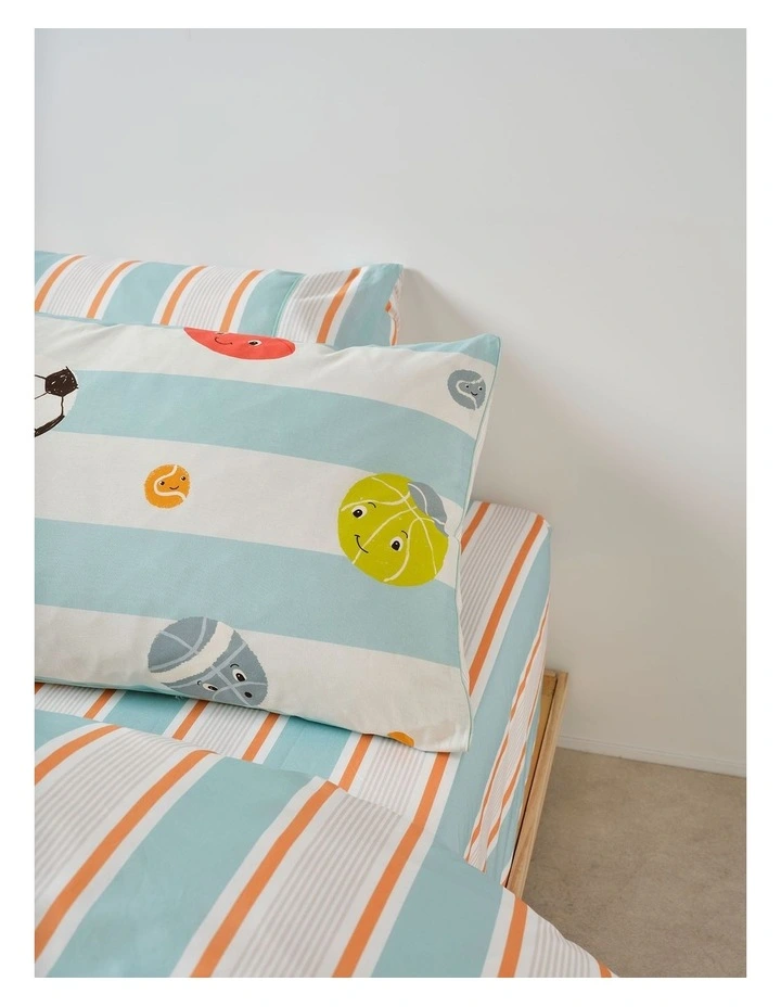 Have a Ball Cotton Percale Quilt Cover Set in Multi image 4