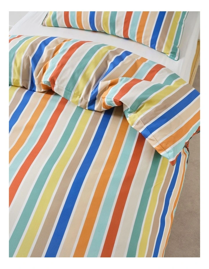 Kids Club Cotton Percale Quilt Cover Set In Multi image 3