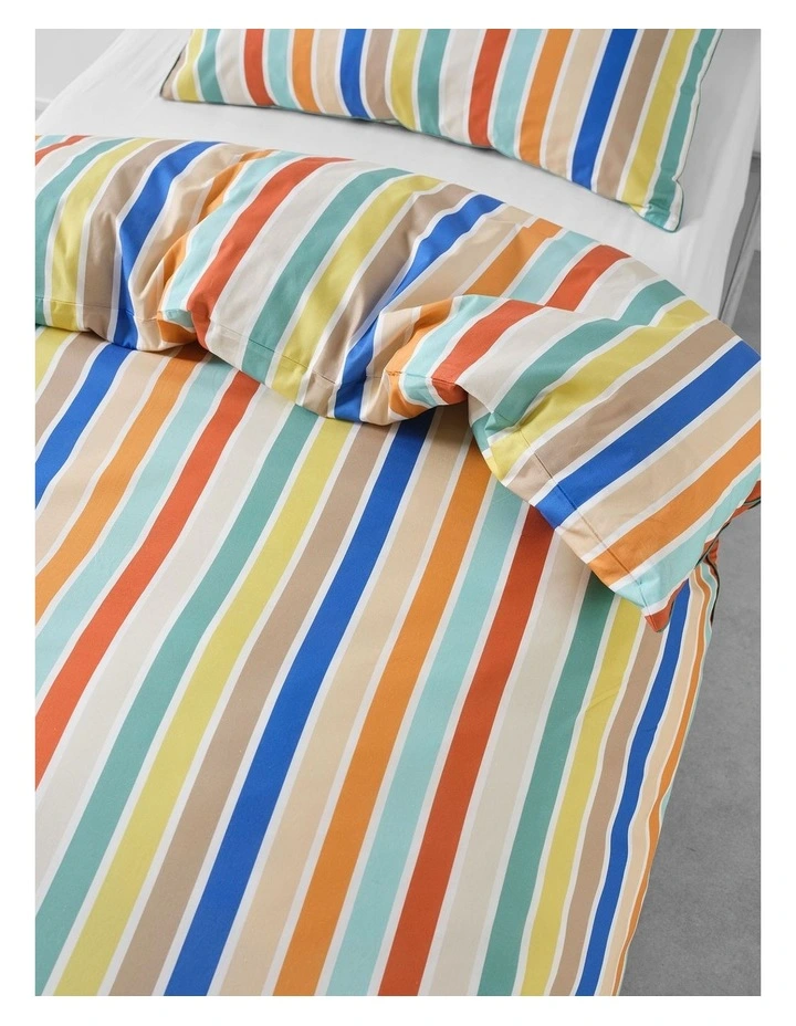Kids Club Cotton Percale Quilt Cover Set In Multi image 3
