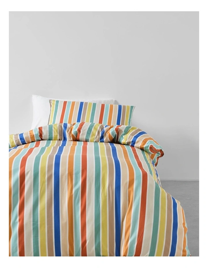 Kids Club Cotton Percale Quilt Cover Set In Multi image 4