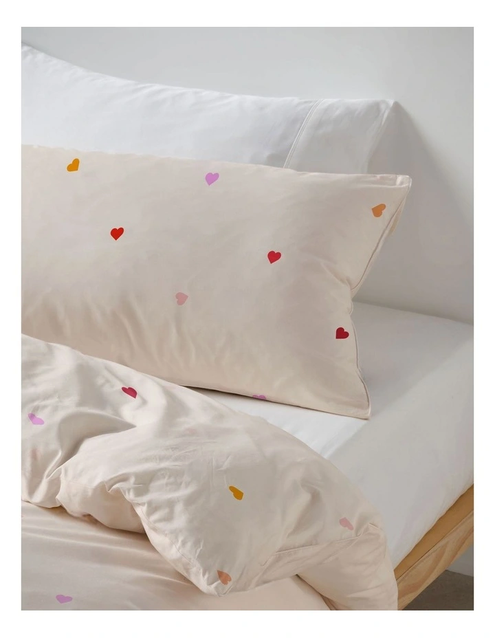 Little Love Cotton Percale Quilt Cover Set In Multi image 2