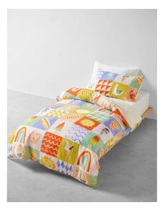 Ice Cream Sundays Cotton Percale Quilt Cover Set In Multi