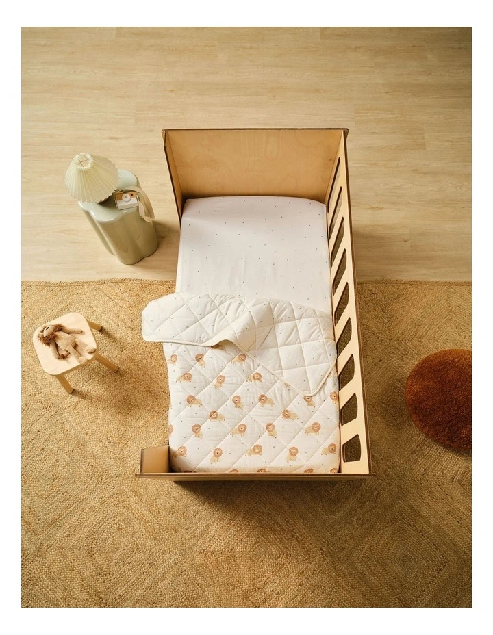 Cat Nap Cot Coverlet In White image 1
