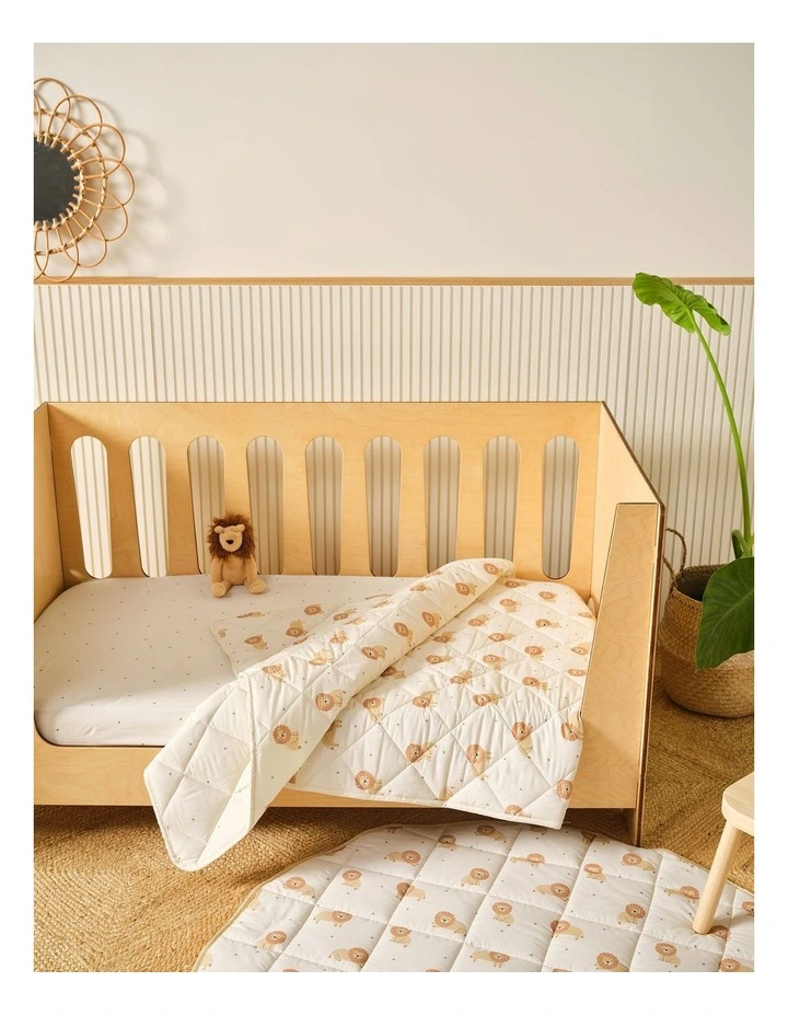 Cat Nap Cot Coverlet In White image 2