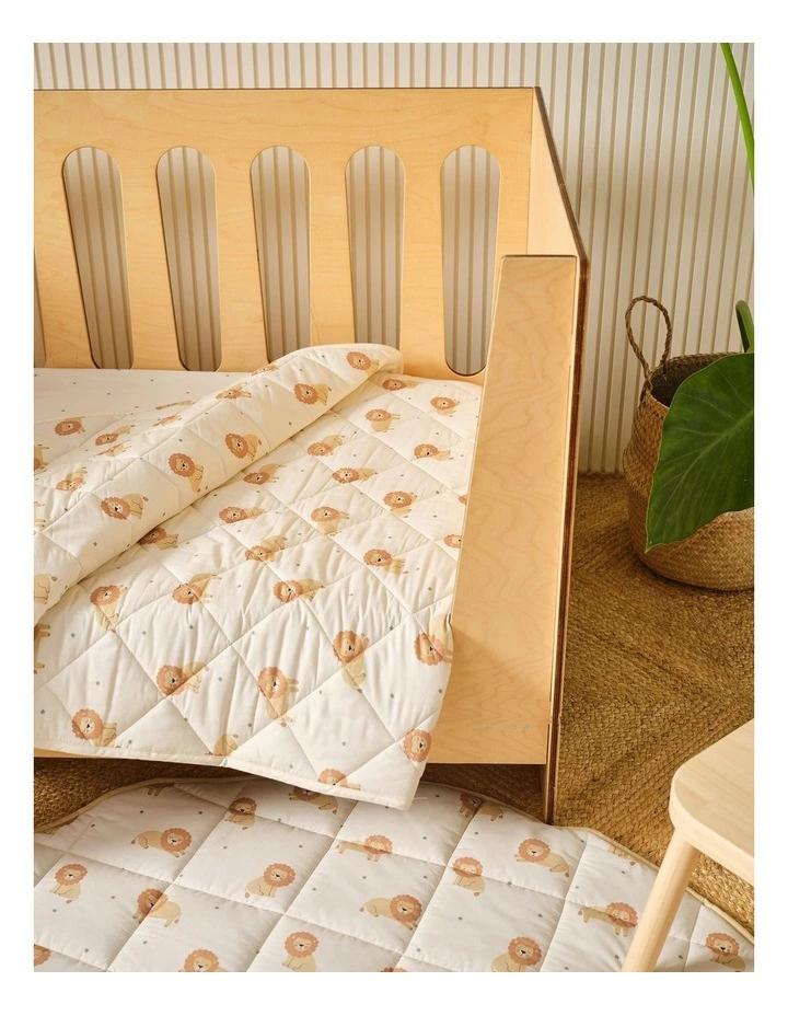 Cat Nap Cot Coverlet In White image 4